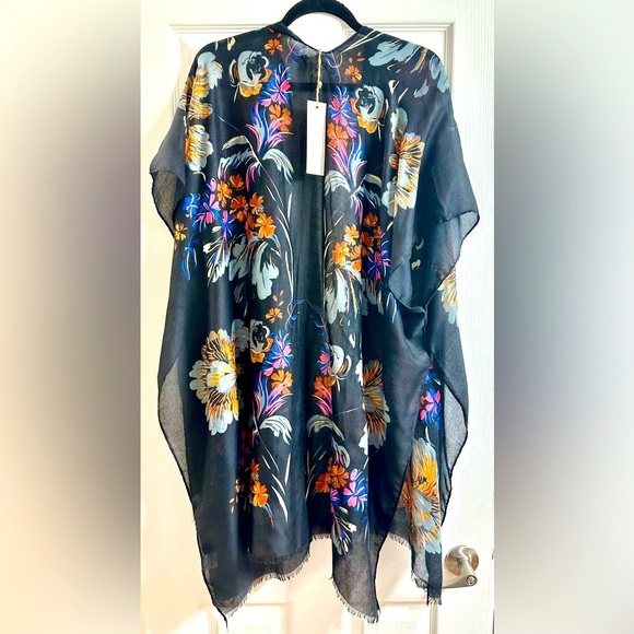 Floral Kimono Cover-Up NWT M - Picture 6 of 6